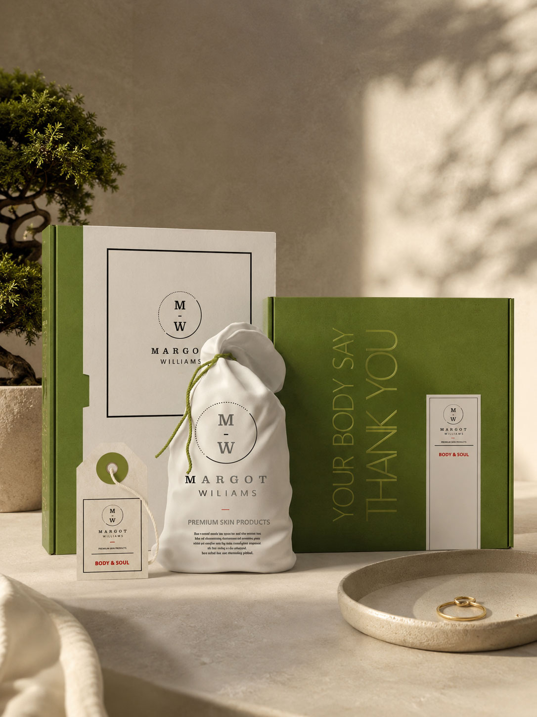 Branded skincare packaging and identity design by Graphiker