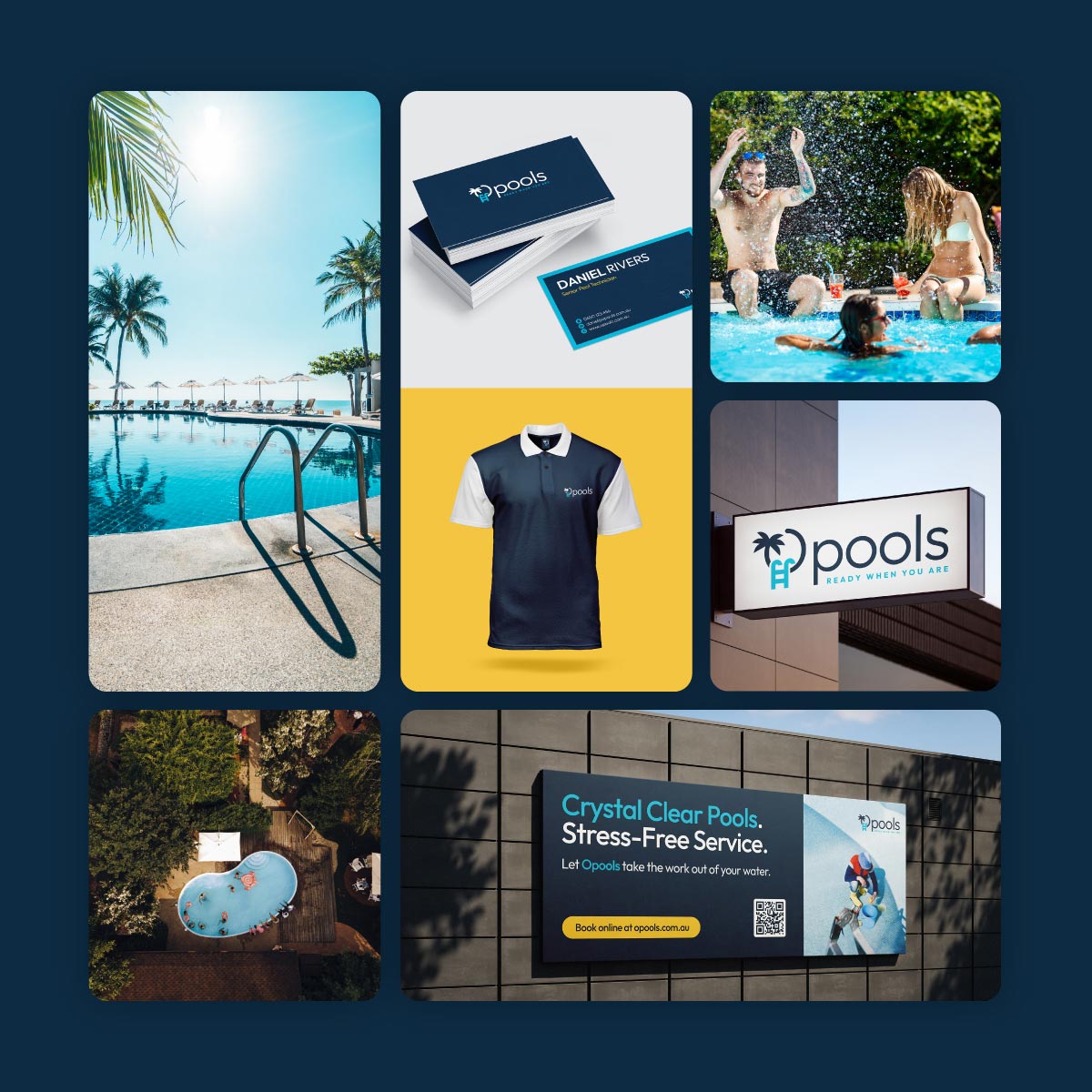 Brand identity design for Opools — Graphiker