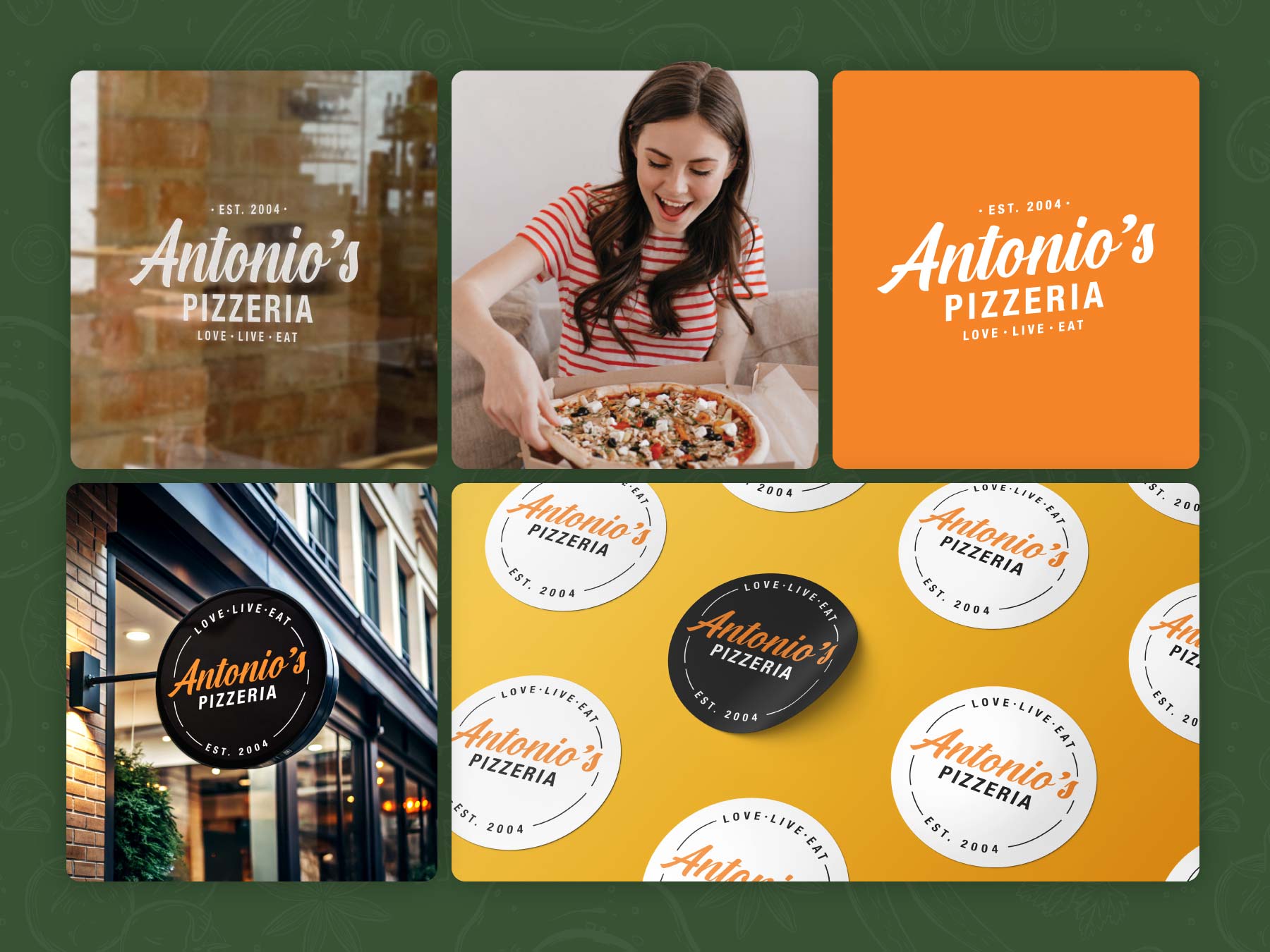 Brand identity design for Antonios — Graphiker