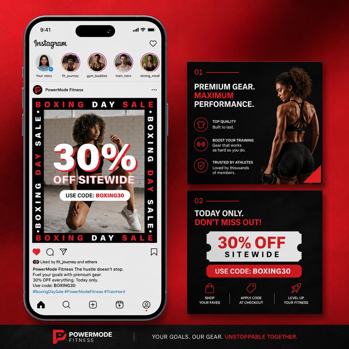 Social media design for Sports brand — Graphiker