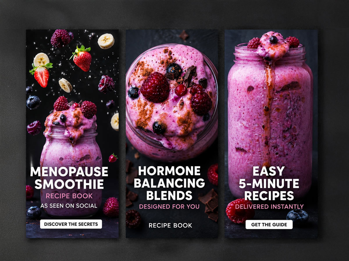 Digital advertising design for Menopause — Graphiker